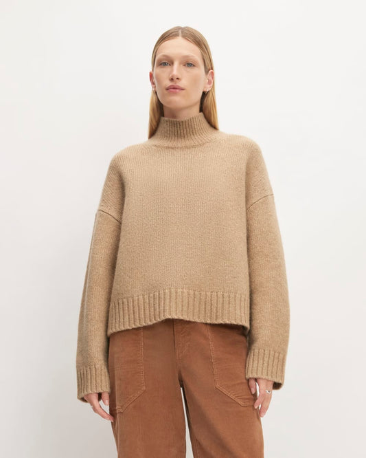 The Cloud Oversized Turtleneck | Tiger's Eye