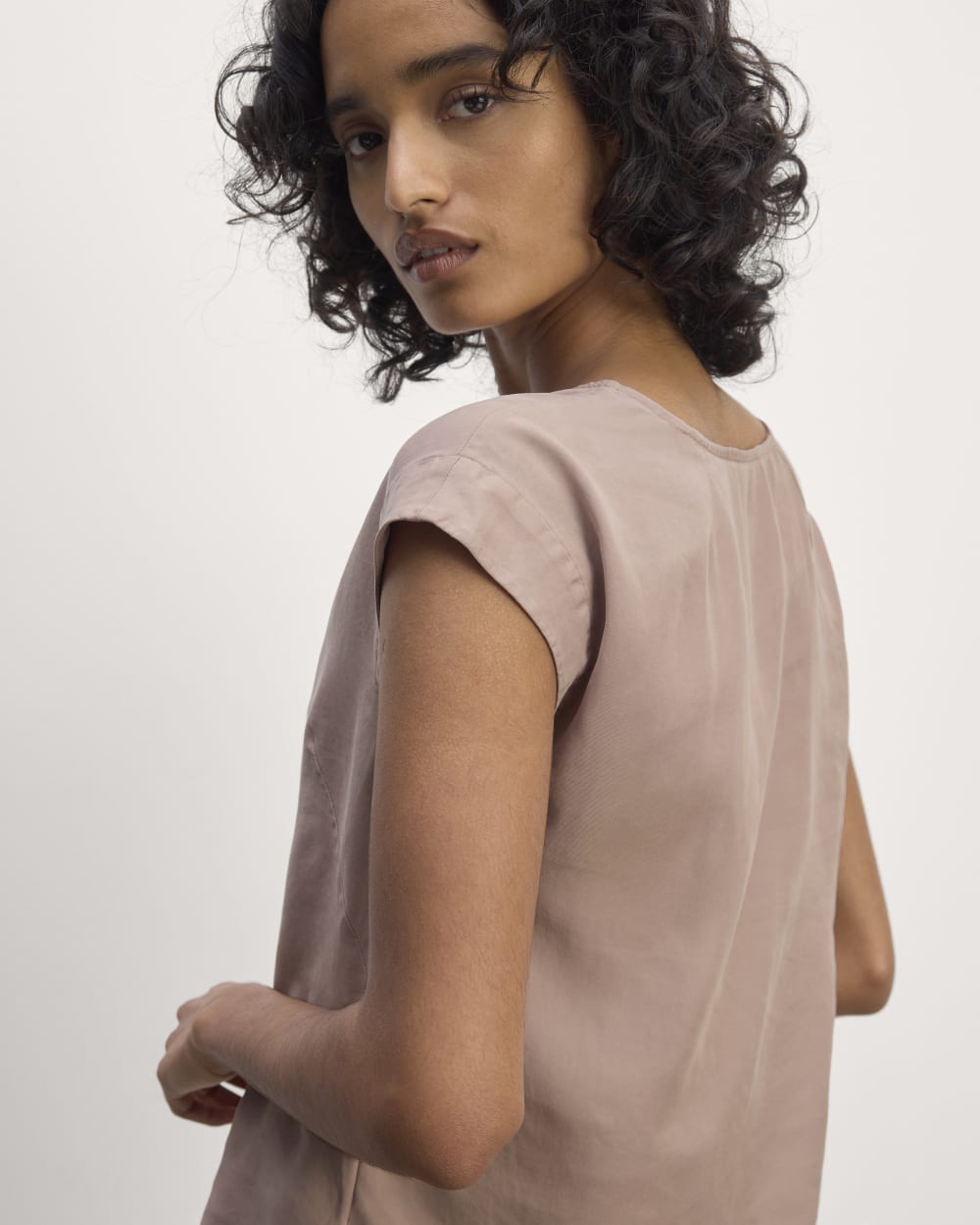 The Muscle Top in Butterlite | Dusty Rose