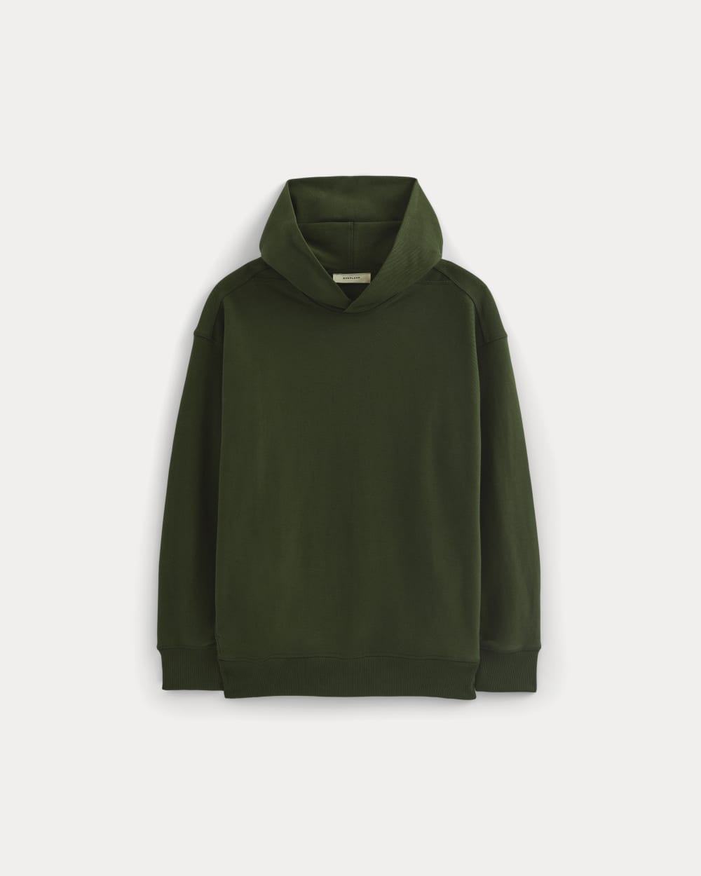Twill Terry Jacquard Hoodie | Dark Forest