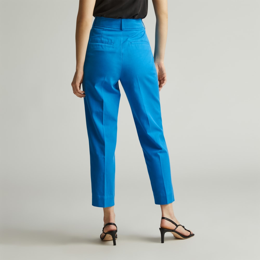 The Draper Tapered Pant in Buttersmooth | Brilliant Blue