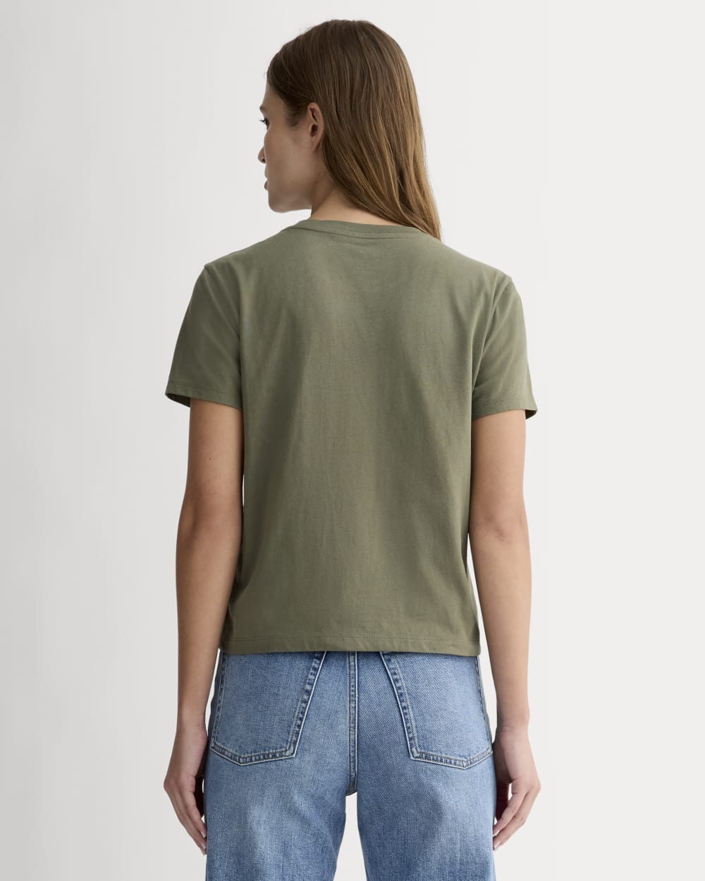 The Organic Cotton Box-Cut Pocket Tee | Kalamata | Pocket