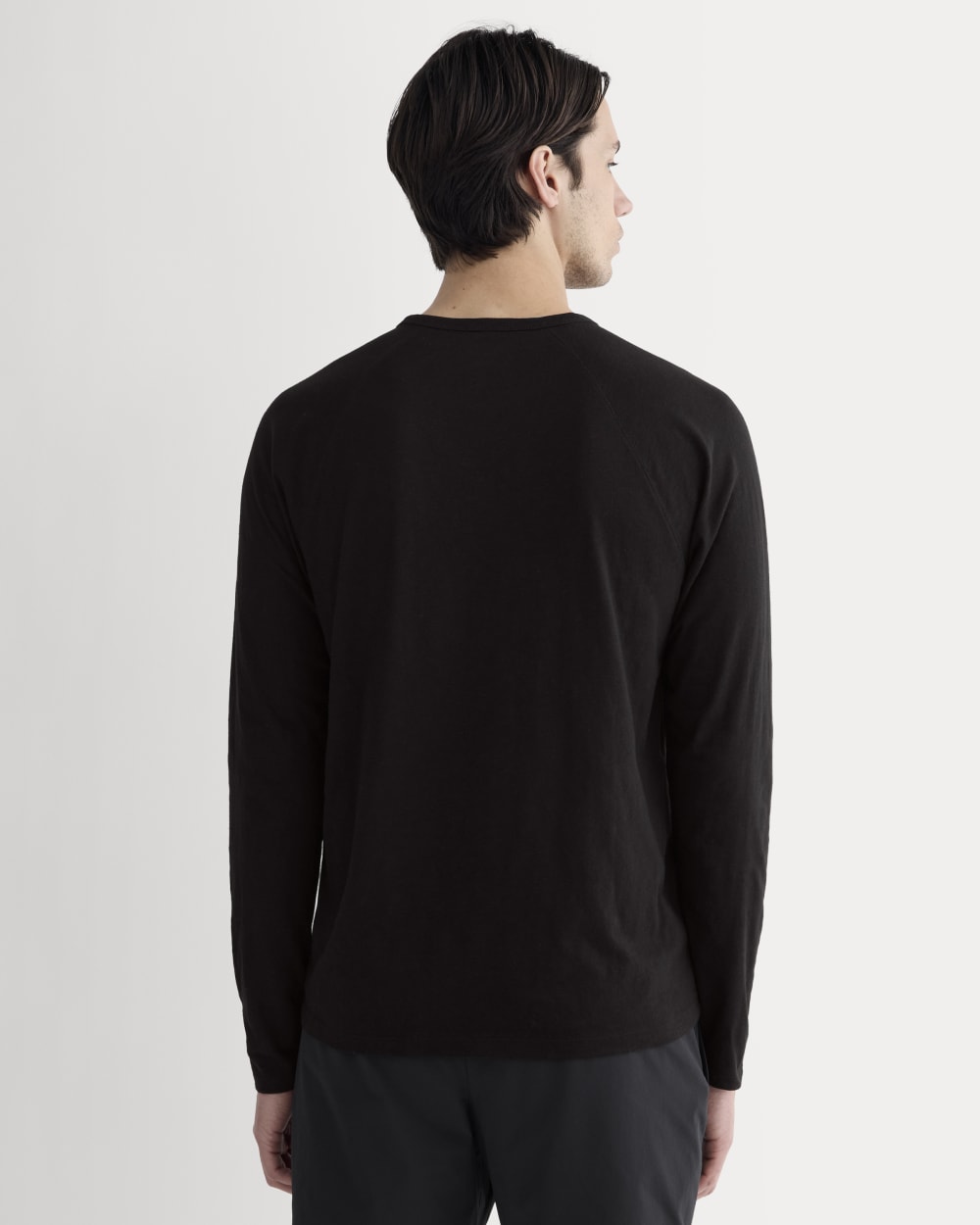 The Rec Long-Sleeve Crew | Black
