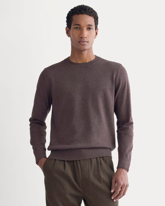 The No-Sweat Sweater | Uniform | Heathered Burgundy