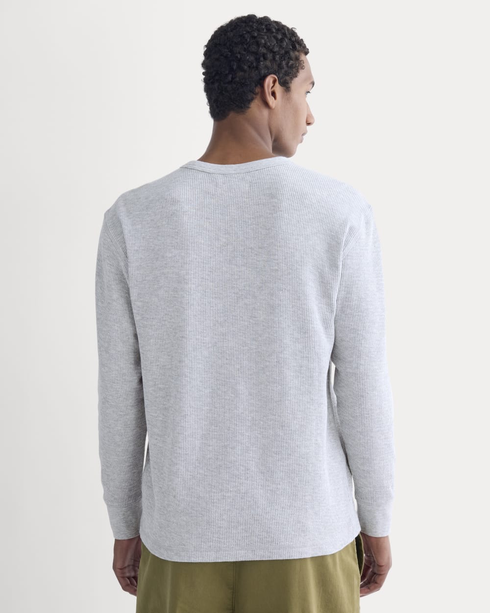 Thermal Crew in Cozy Waffle | Soft Heather Grey