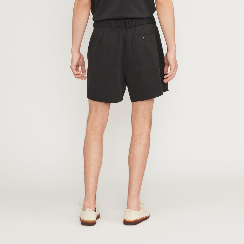 The Pull-On Performance Chino 5 Short | Black