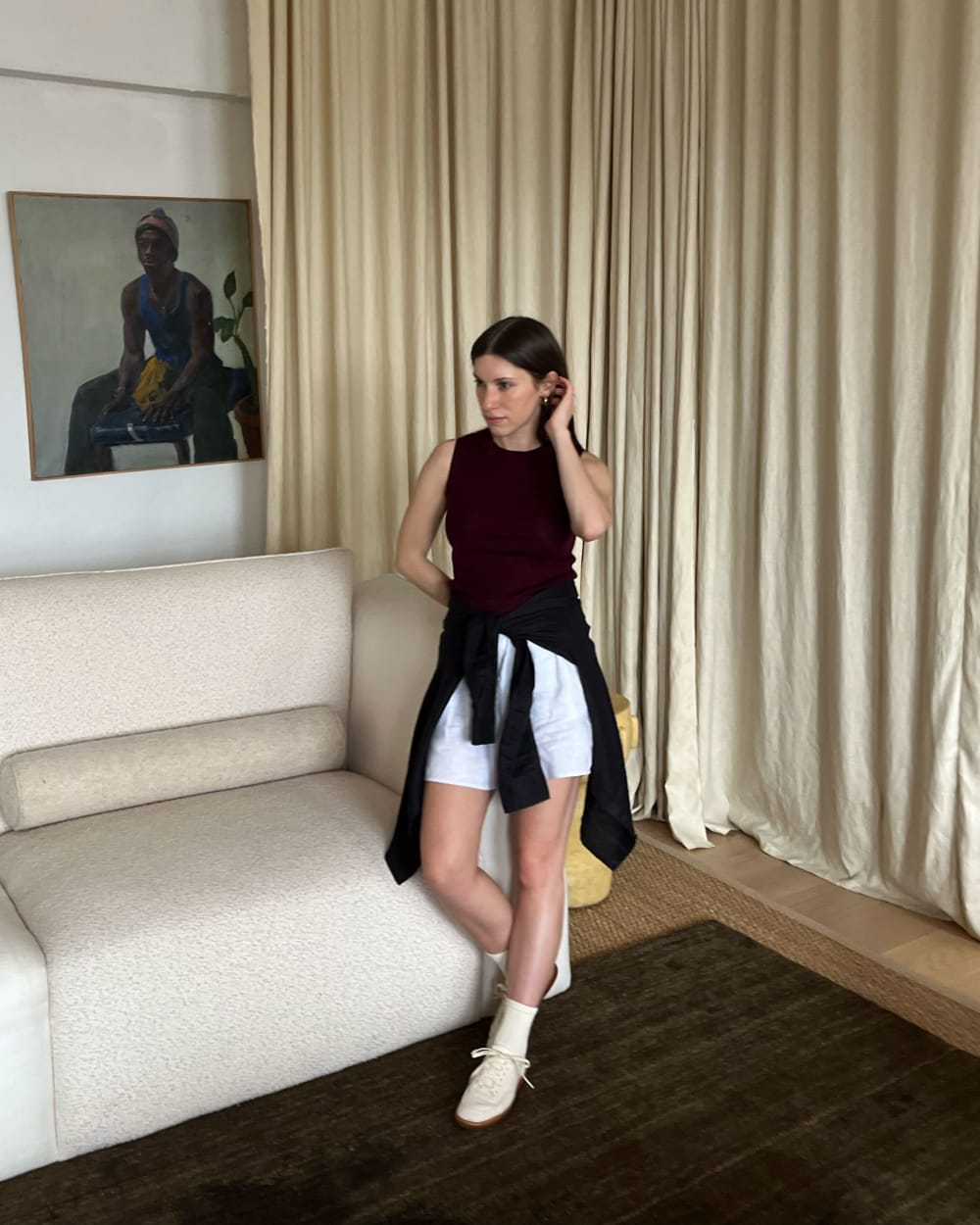 The Linen Easy Short | White