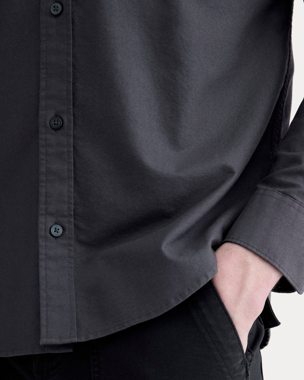 The Slim Oxford Shirt | Slate Grey | Standard
