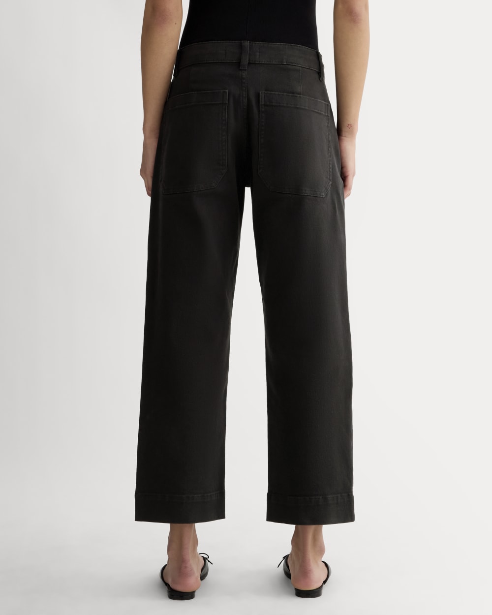 The Utility Straight-Leg Pant | Black | 26.5 Inseam