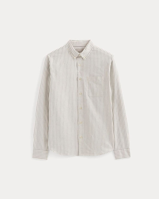 The Classic Oxford Shirt | Bone / Navy | Tall