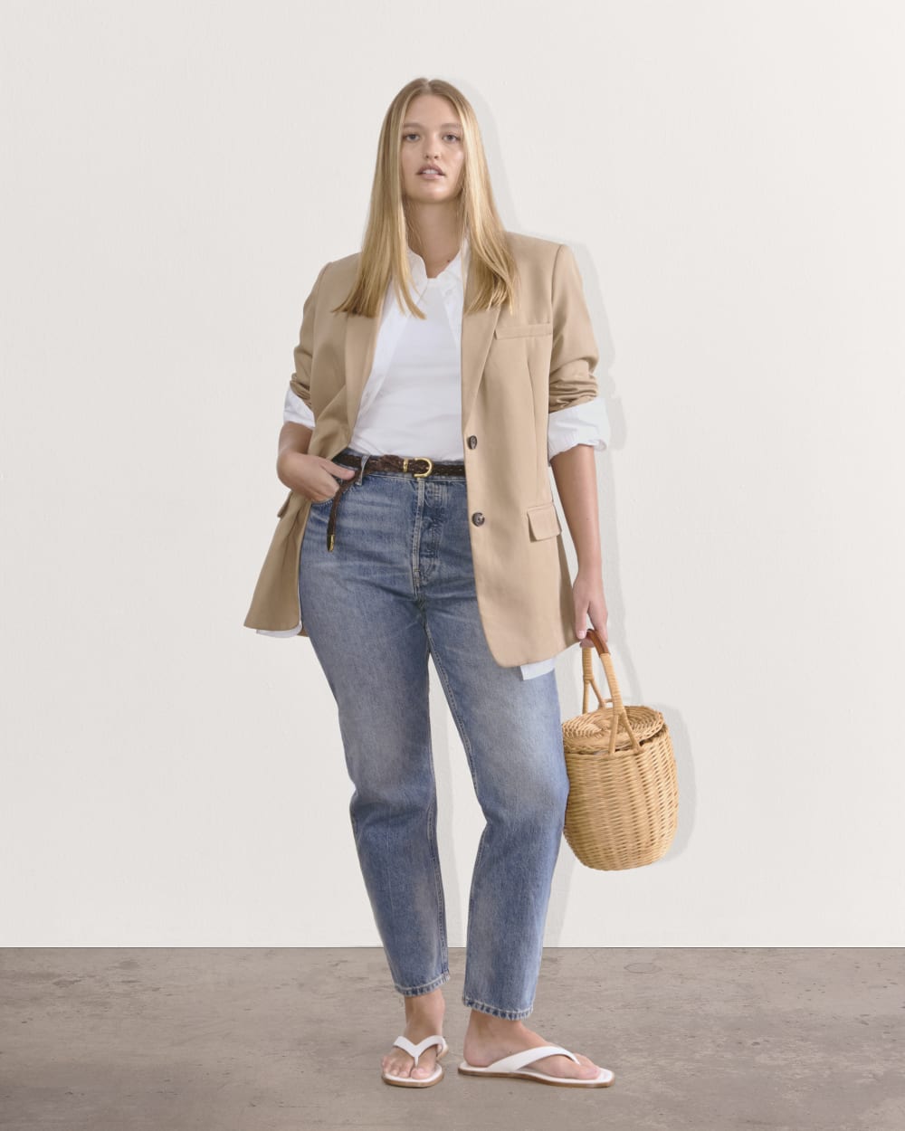 The Supima® Cotton Boyfriend Shirt | White