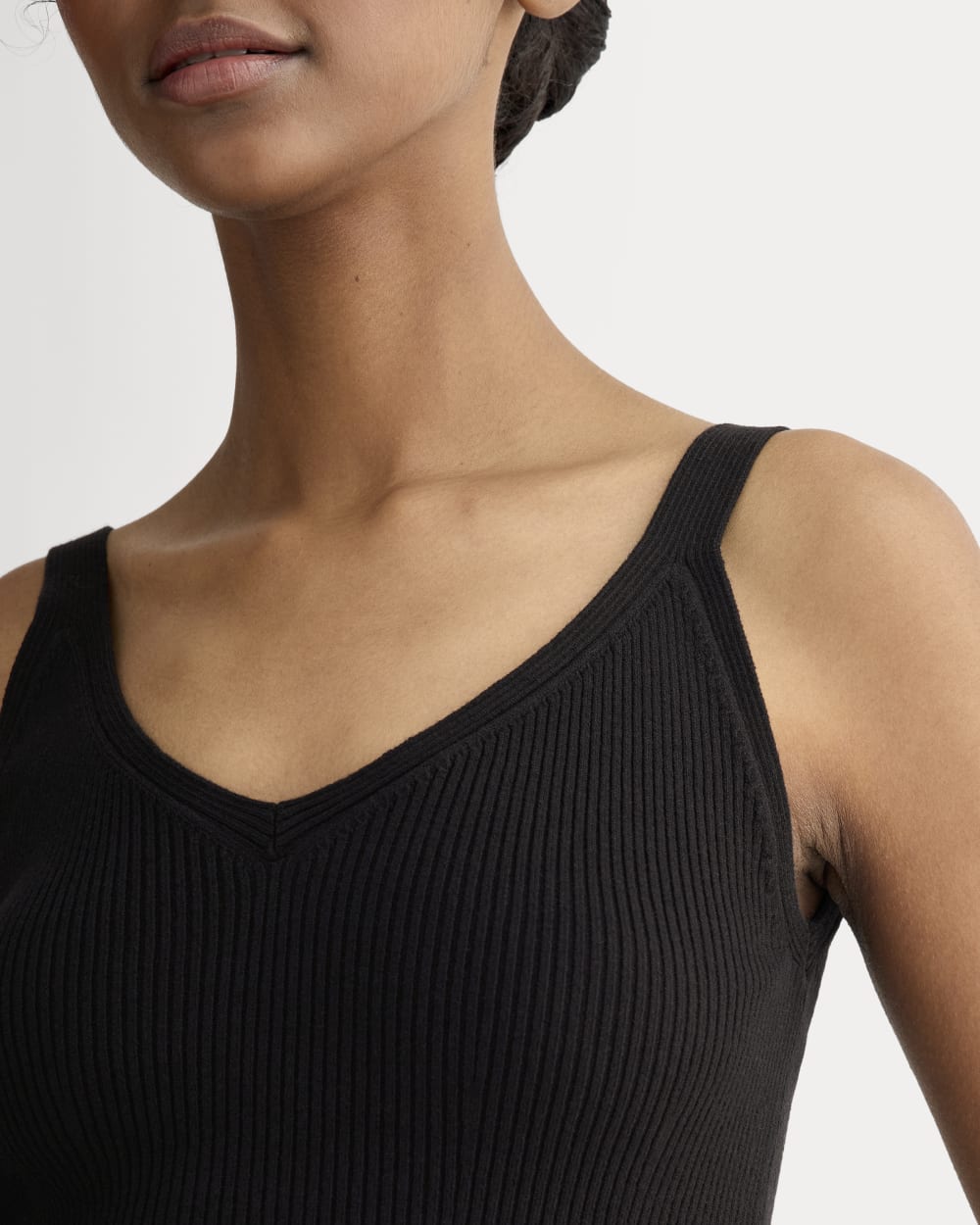 The Fine Knit Cami | Black