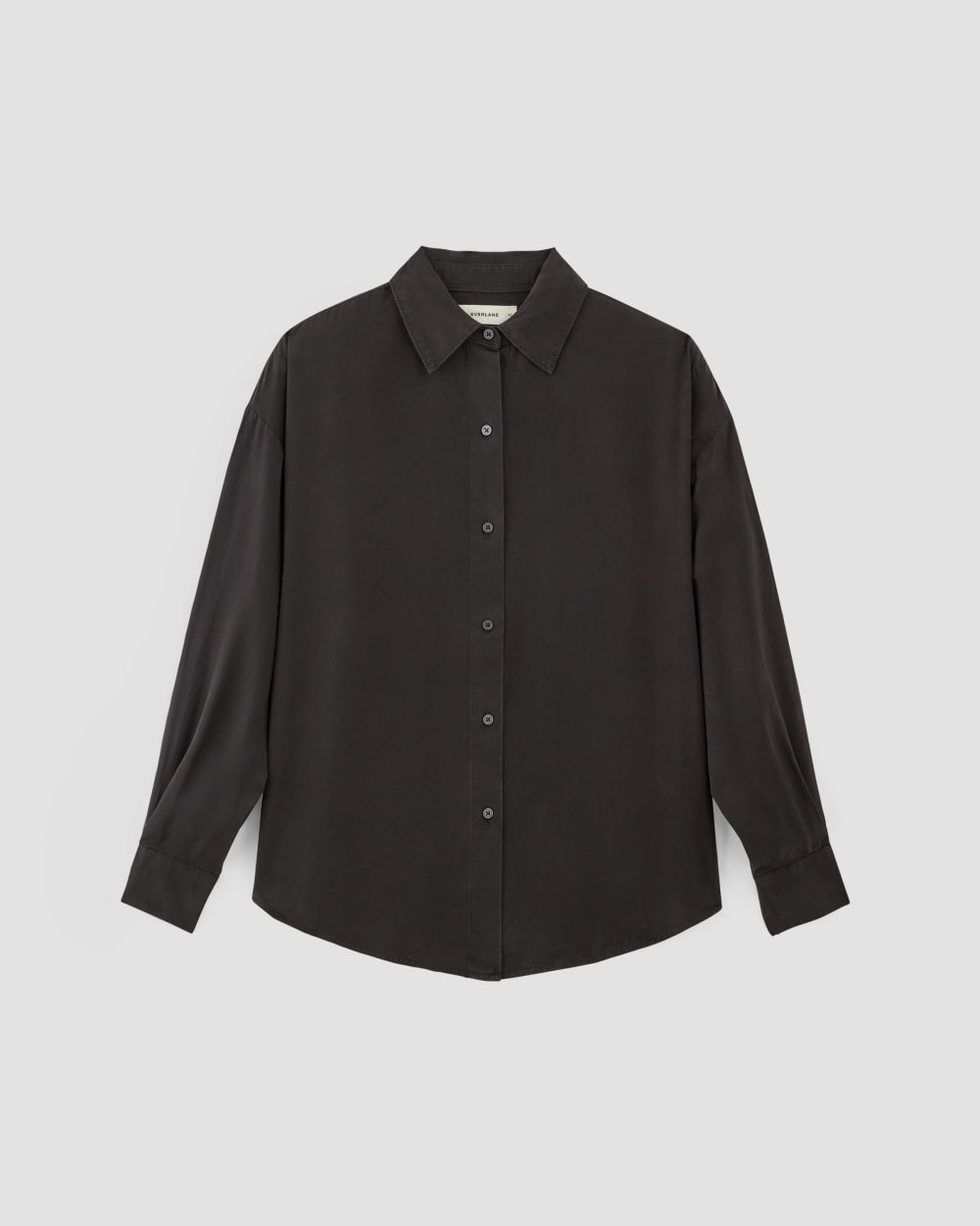 The Oversized Shirt in Butterlite | Black