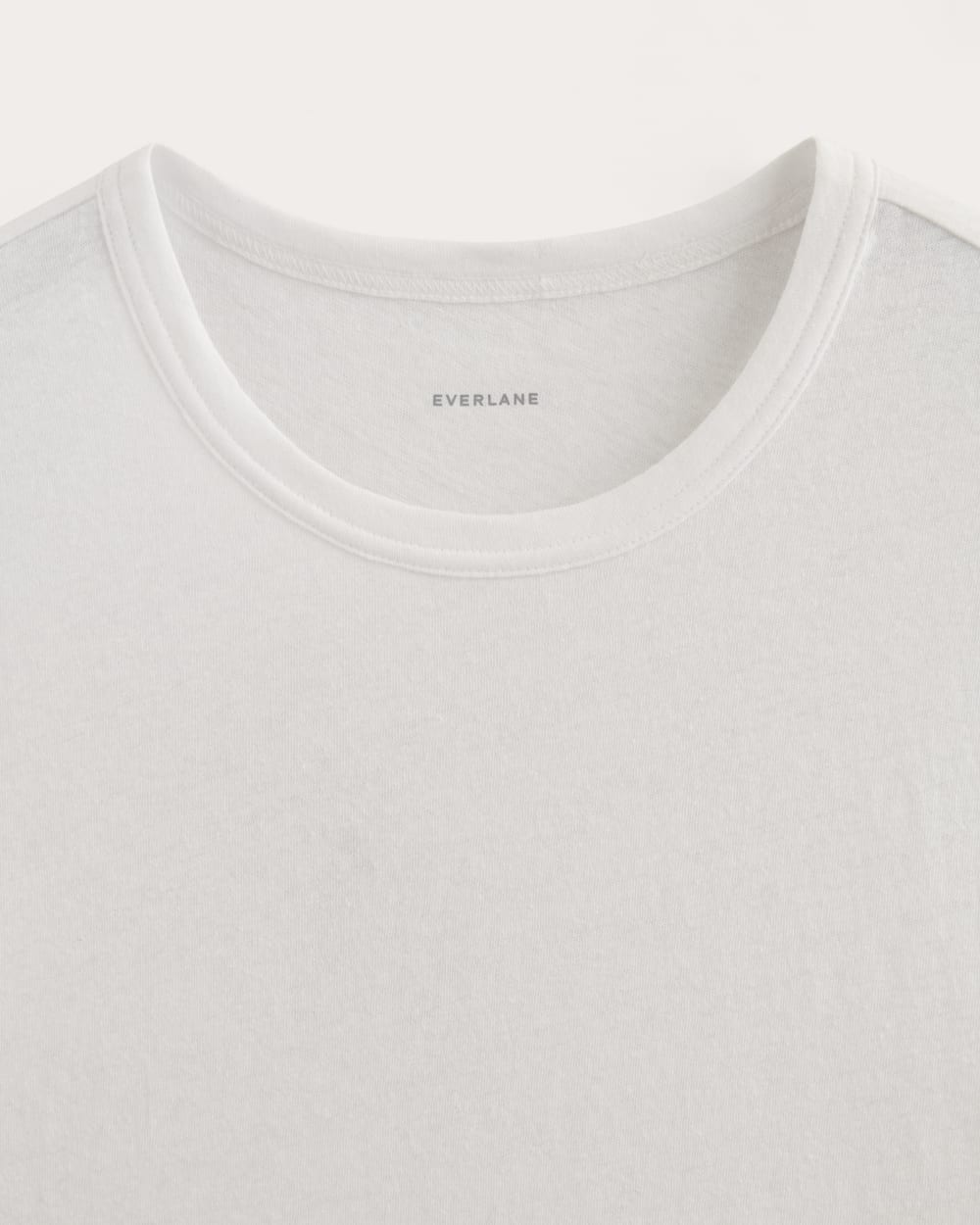 The Cotton Linen Tee | White
