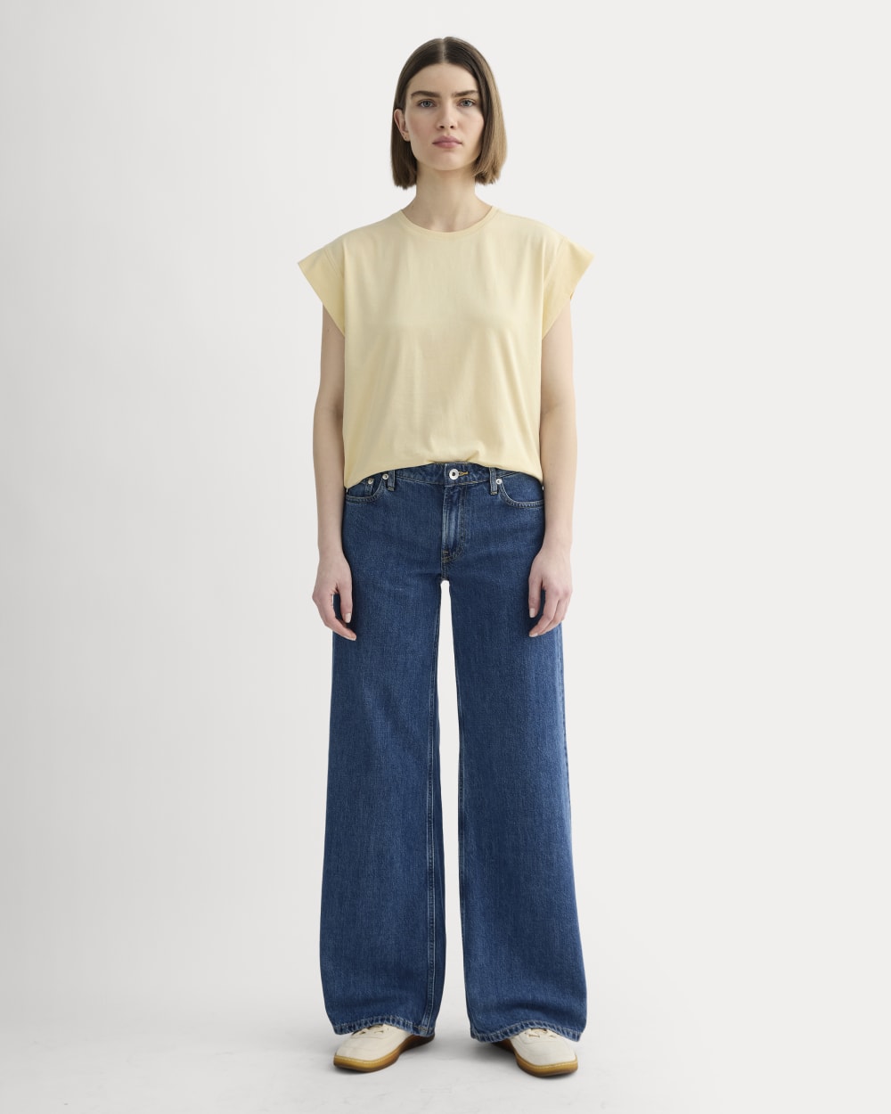 The Muscle Tee in Essential Cotton | Banana Crepe