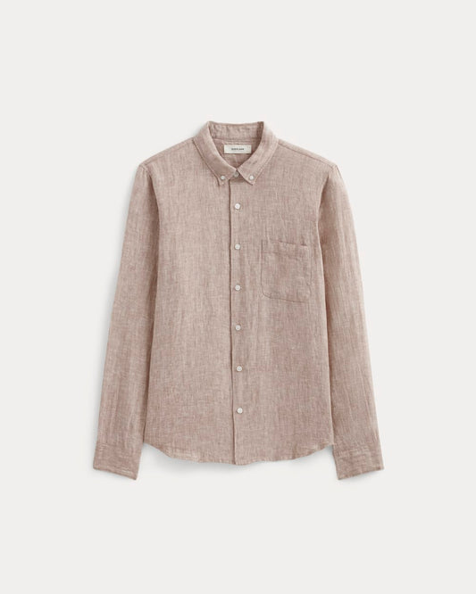 The Classic Shirt in Linen | Burlwood Chambray