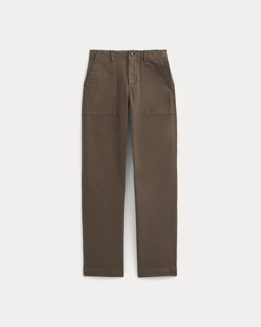 The Canvas Relaxed Pant | Earth Brown