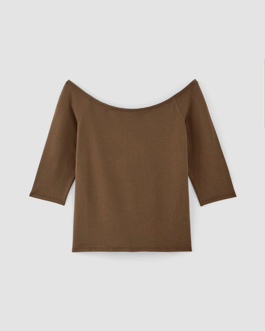 The Form Off-Shoulder Top | Cocoa