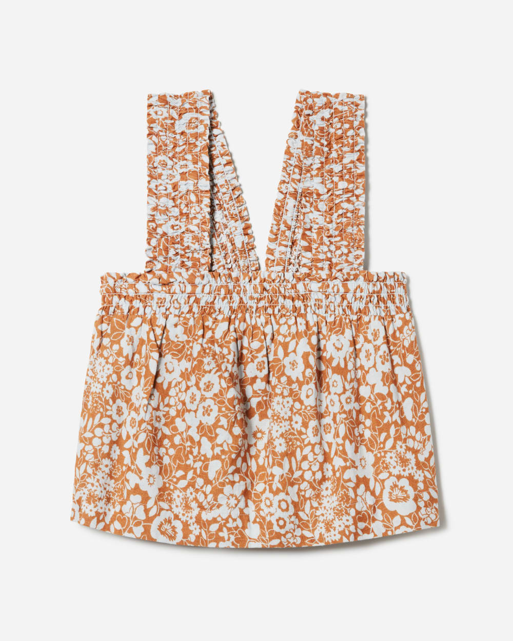 The Smocked Linen Cami | Honey Floral