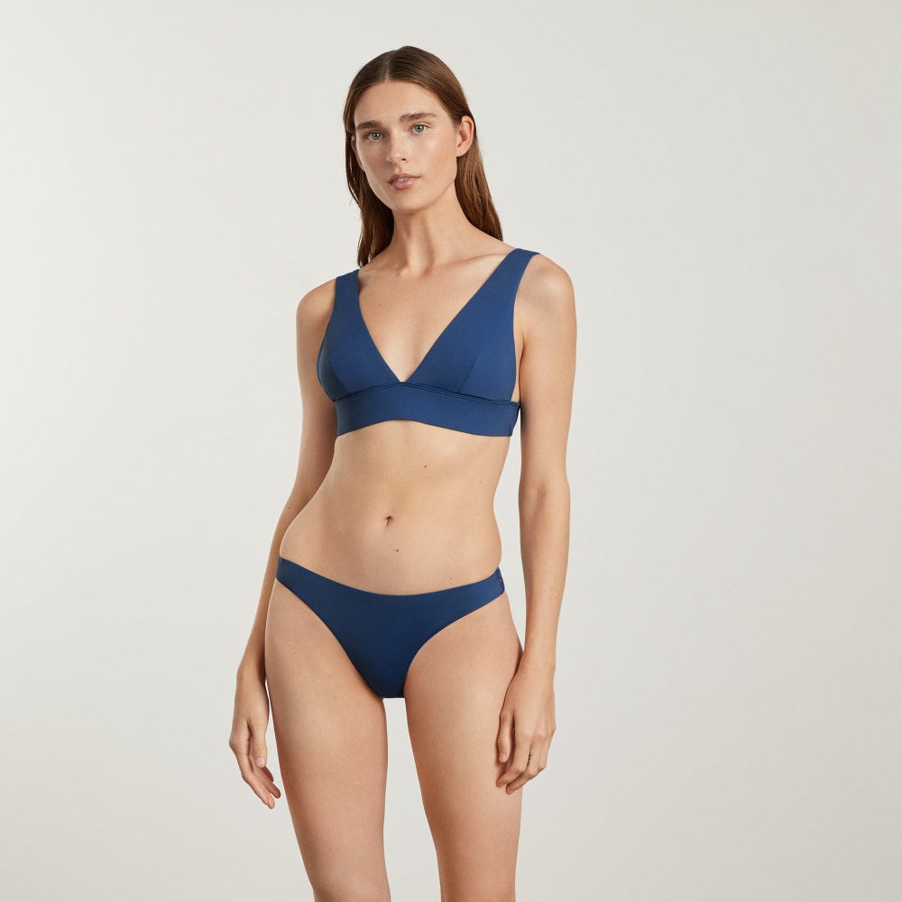 The Triangle Bikini Top | Blue Dusk