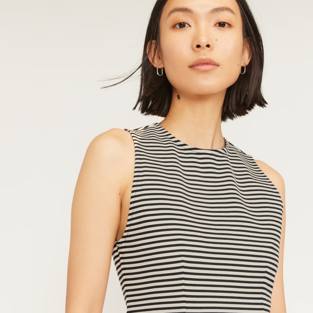 The Dream '90s Shift Dress | Parchment / Black