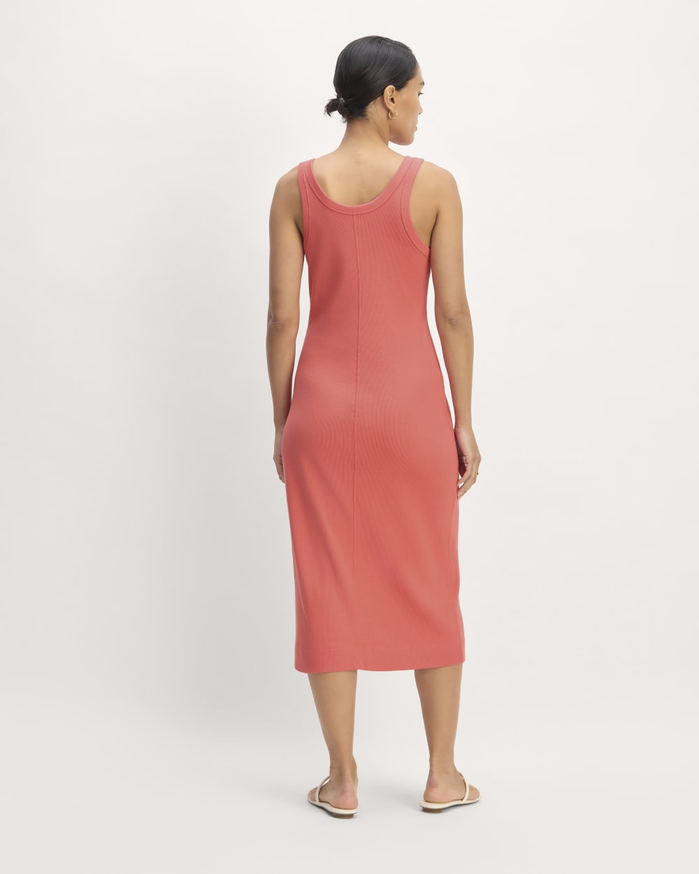 The ’90s Rib Dress | Coral