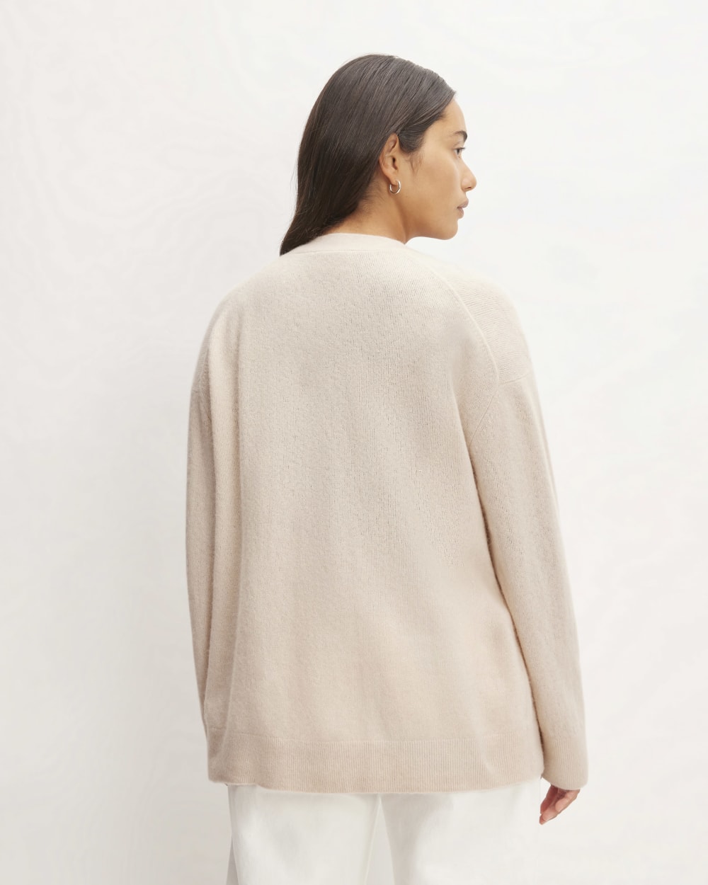 The Cozy-Stretch Relaxed Cardigan | Whisper Pink