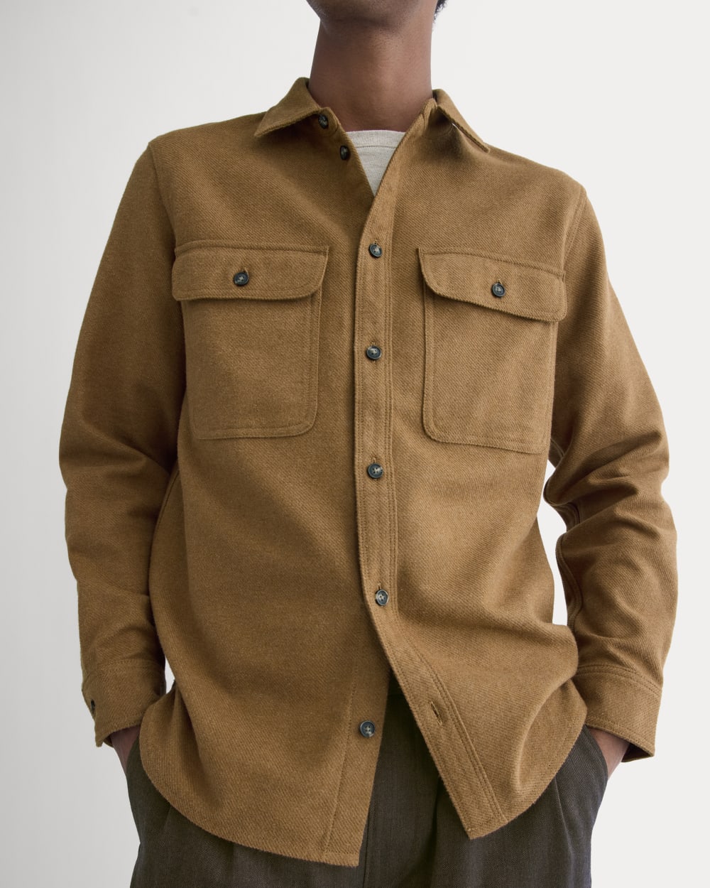 The Heavyweight Overshirt | Uniform | Heathered Toffee