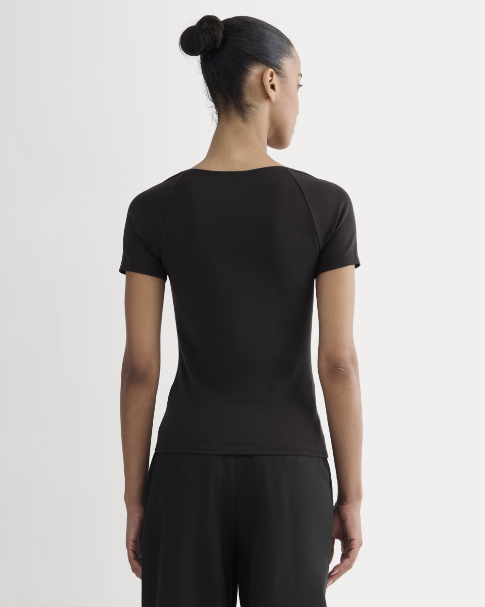 The Form Square-Neck Top | Black
