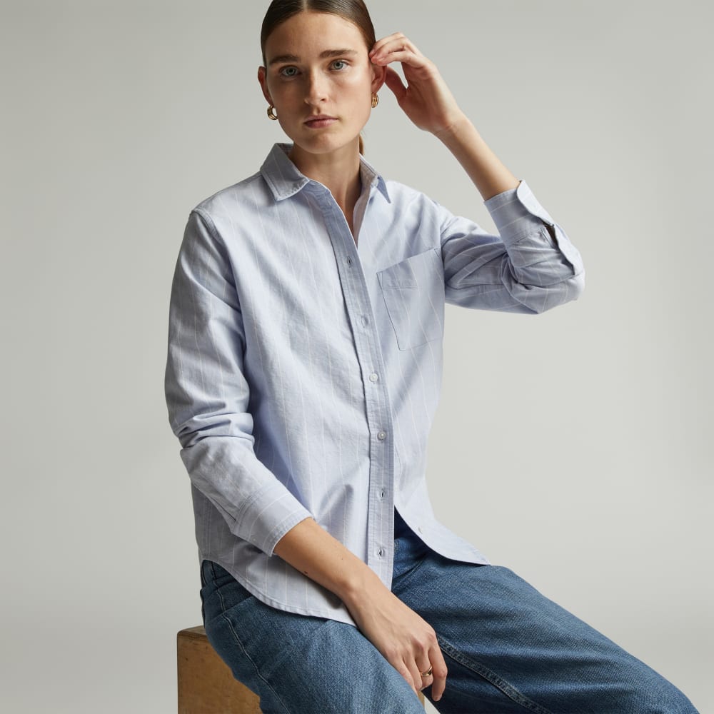 The Must-Have Oxford Shirt | Periwinkle / White