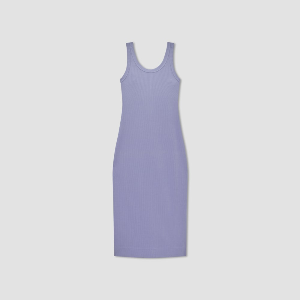 The ’90s Rib Dress | Cornflower Blue