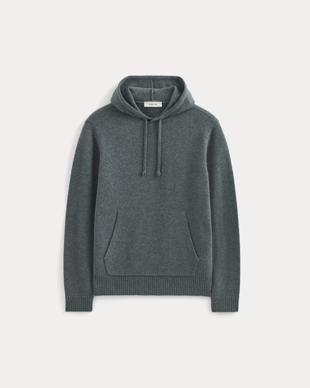 The Felted Merino Hoodie | Heather Midnight Navy