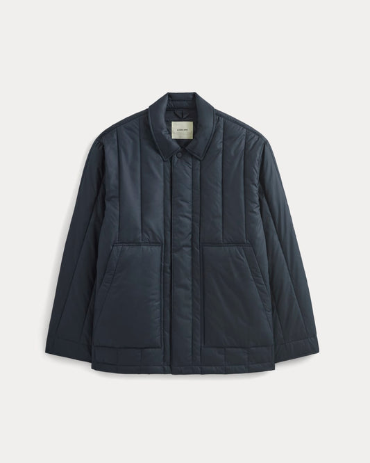ReNew Vertical-Quilted Jacket | Navy