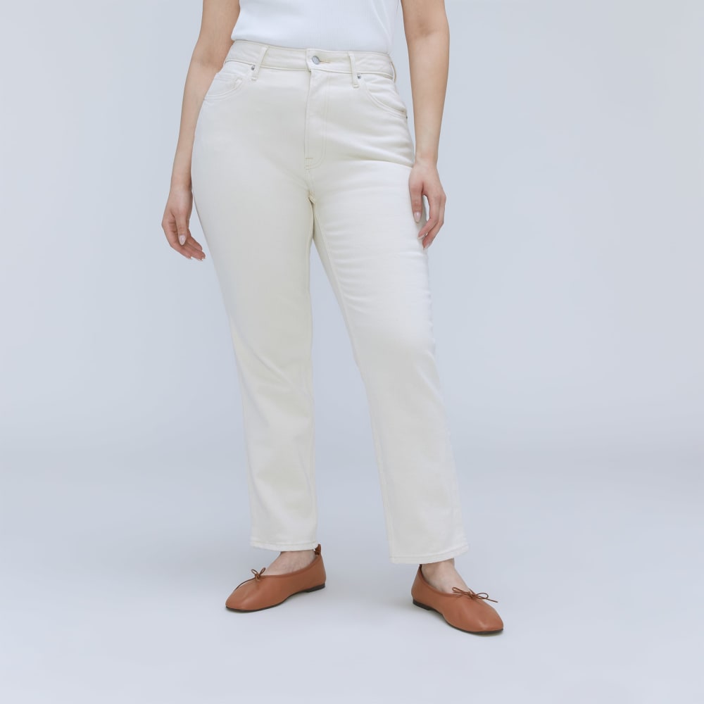 The Cheeky Hourglass Jean | Ecru | 28.5 Inseam