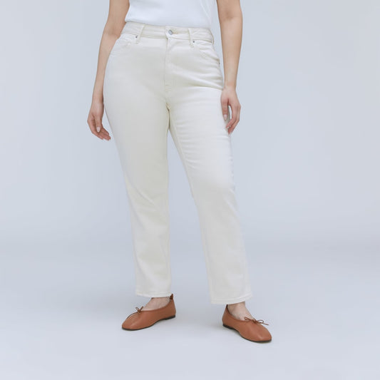 The Cheeky Hourglass Jean | Ecru | 28.5 Inseam