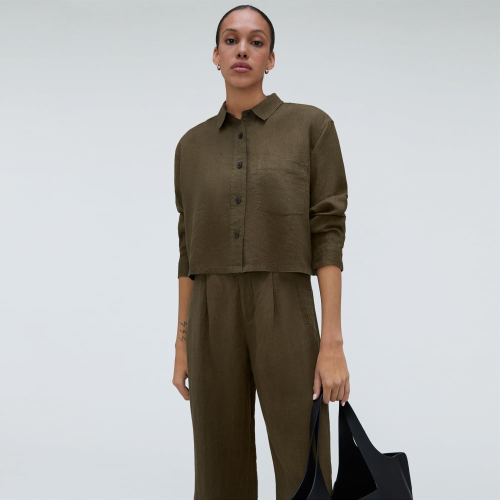 The Linen Way Short Shirt | Beech