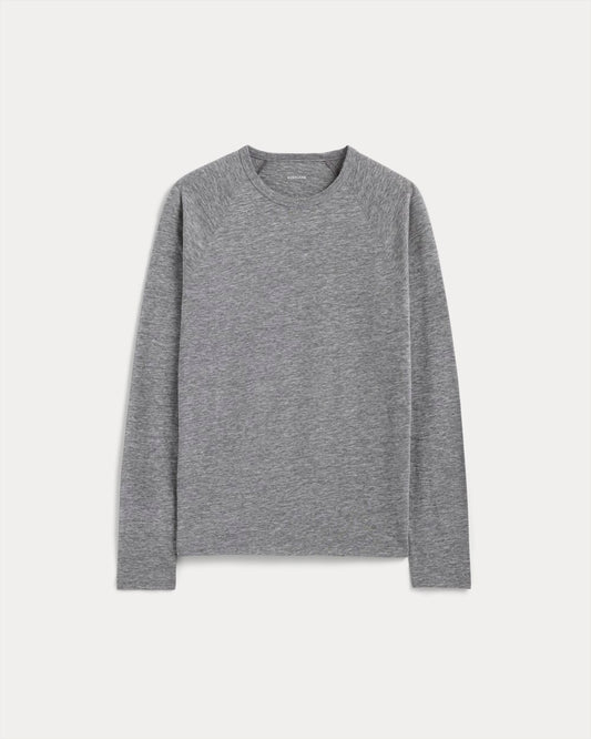 The Rec Long-Sleeve Crew |  Heathered Grey