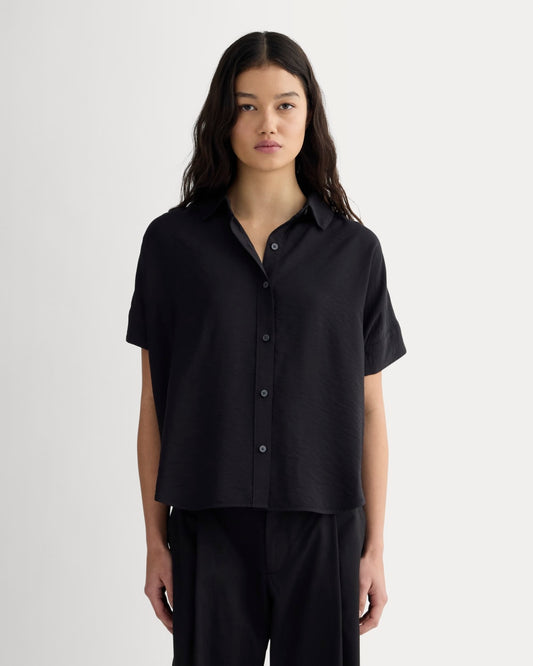 The Square Shirt in SoftLuxe | Black