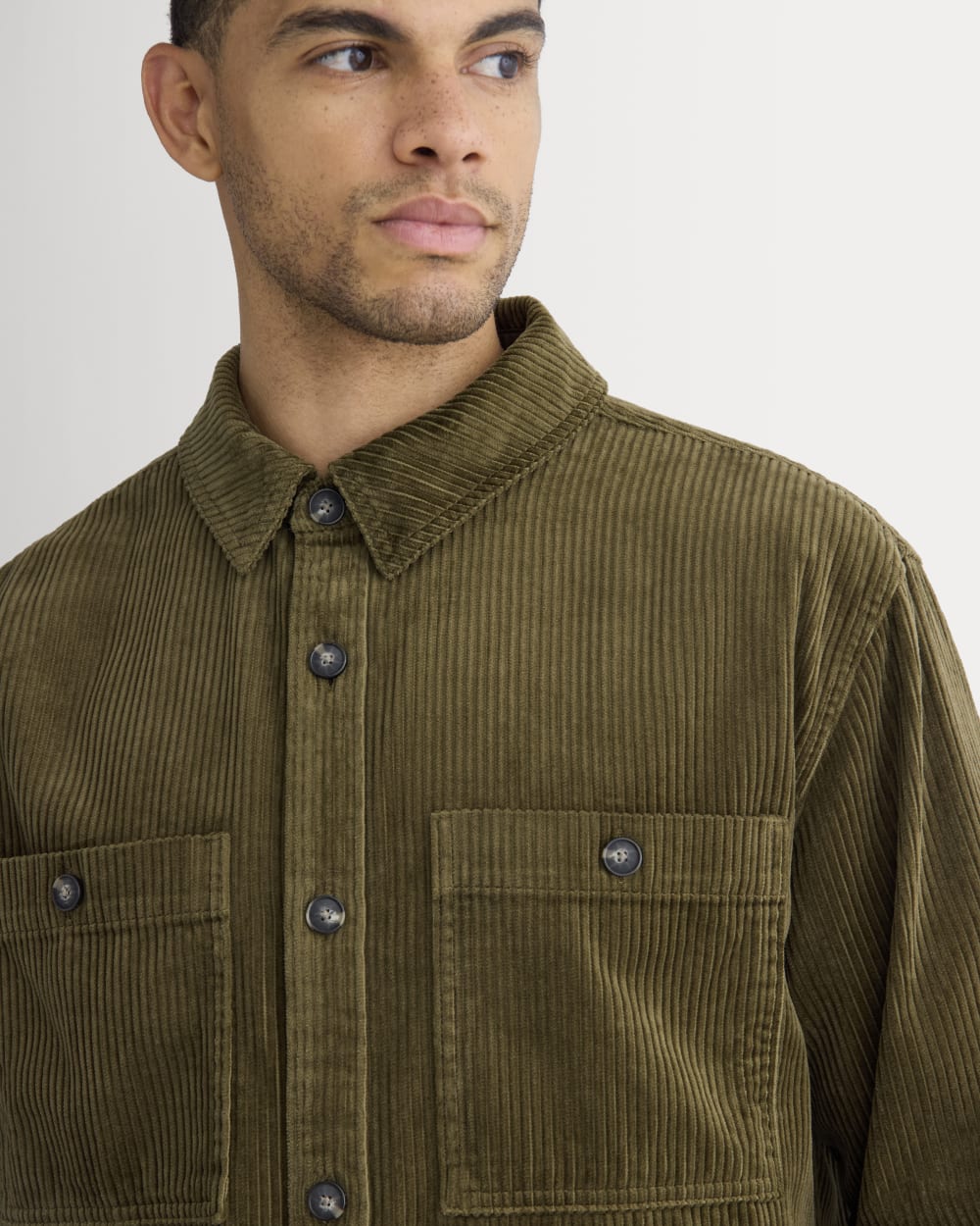 Wide Wale Corduroy Shirt | Beech