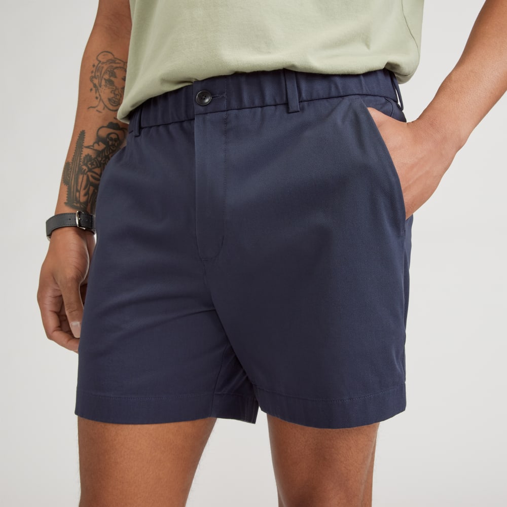 The Pull-On Performance Chino 5 Short | Deep Navy