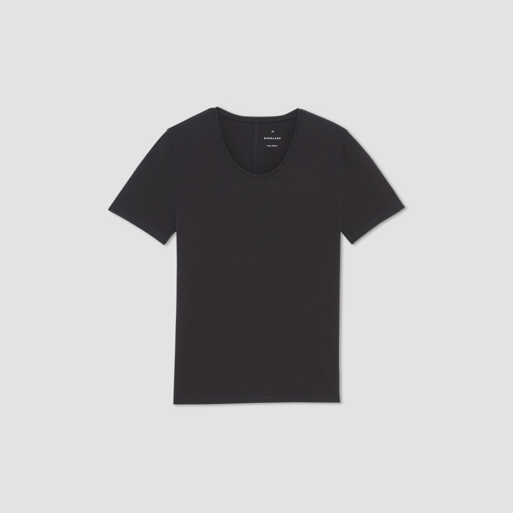 The Supima® Form Crew Neck Tee | Black