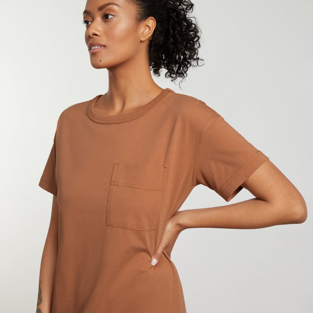 The Organic Weekend Maxi Dress | Tawny Brown