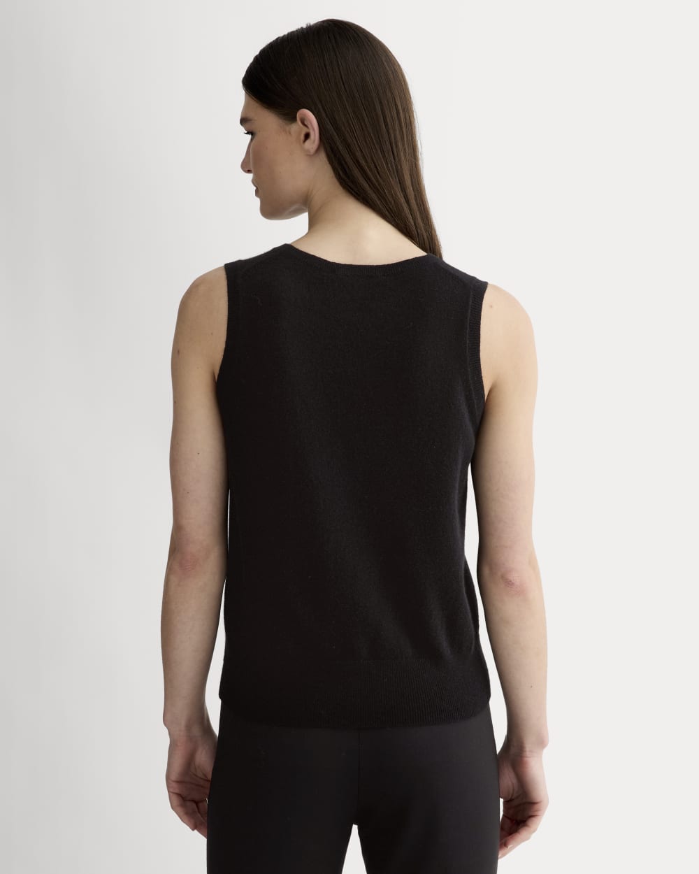 The Classic Tank in Cashmere | Black