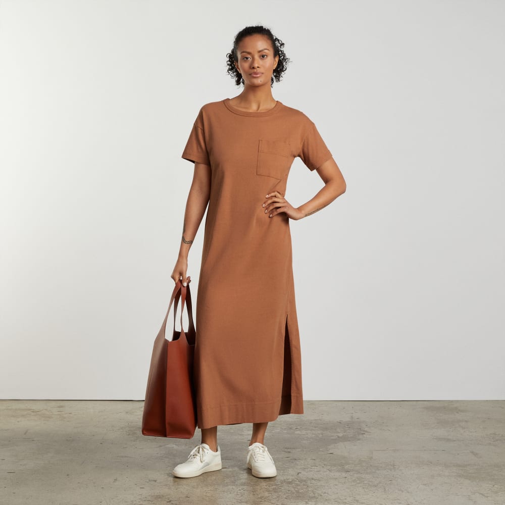 The Organic Weekend Maxi Dress | Tawny Brown