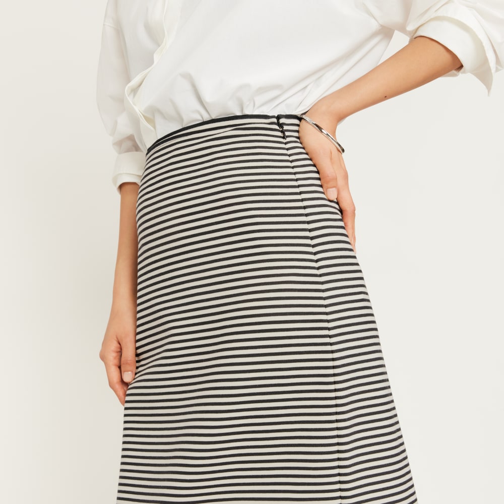 The Dream Maxi Skirt | Parchment / Black