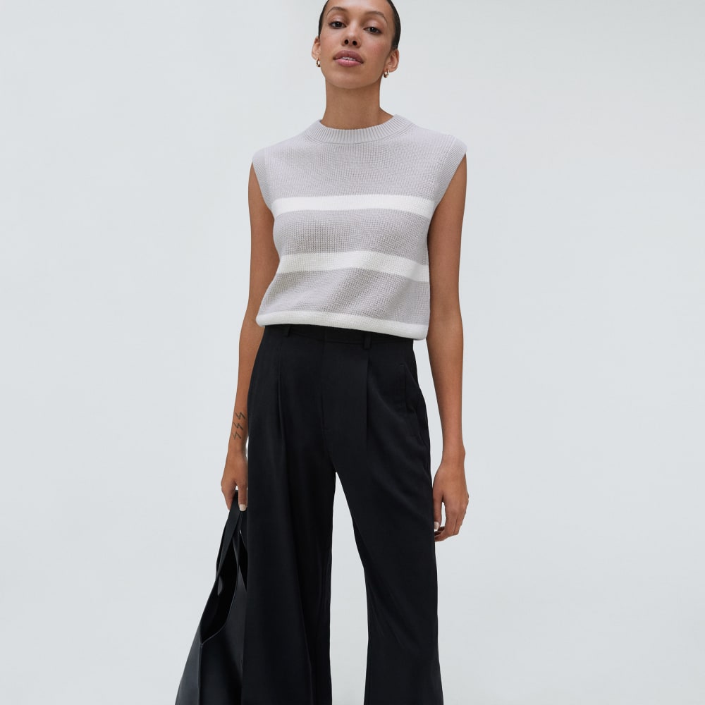 The Cotton Summer Sweater Tank | Moonlight Cloud / Canvas