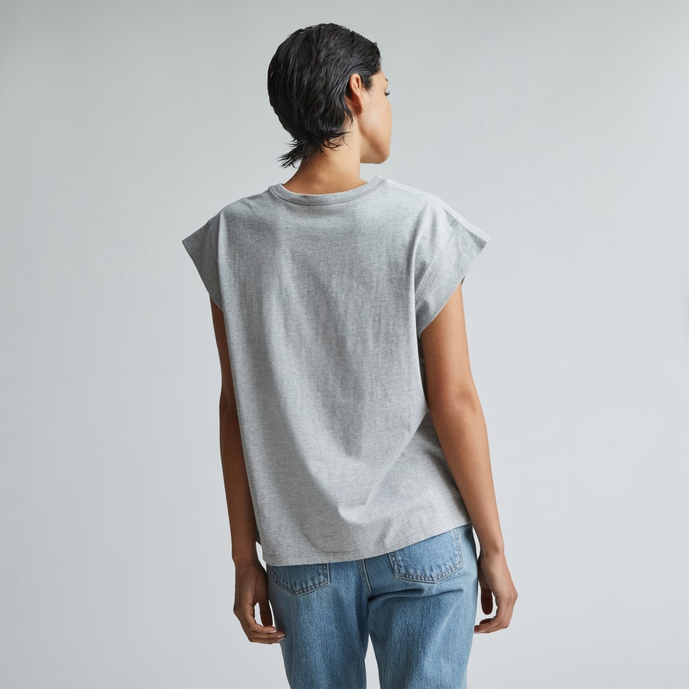 The Muscle Tee in Essential Cotton | Heather Grey