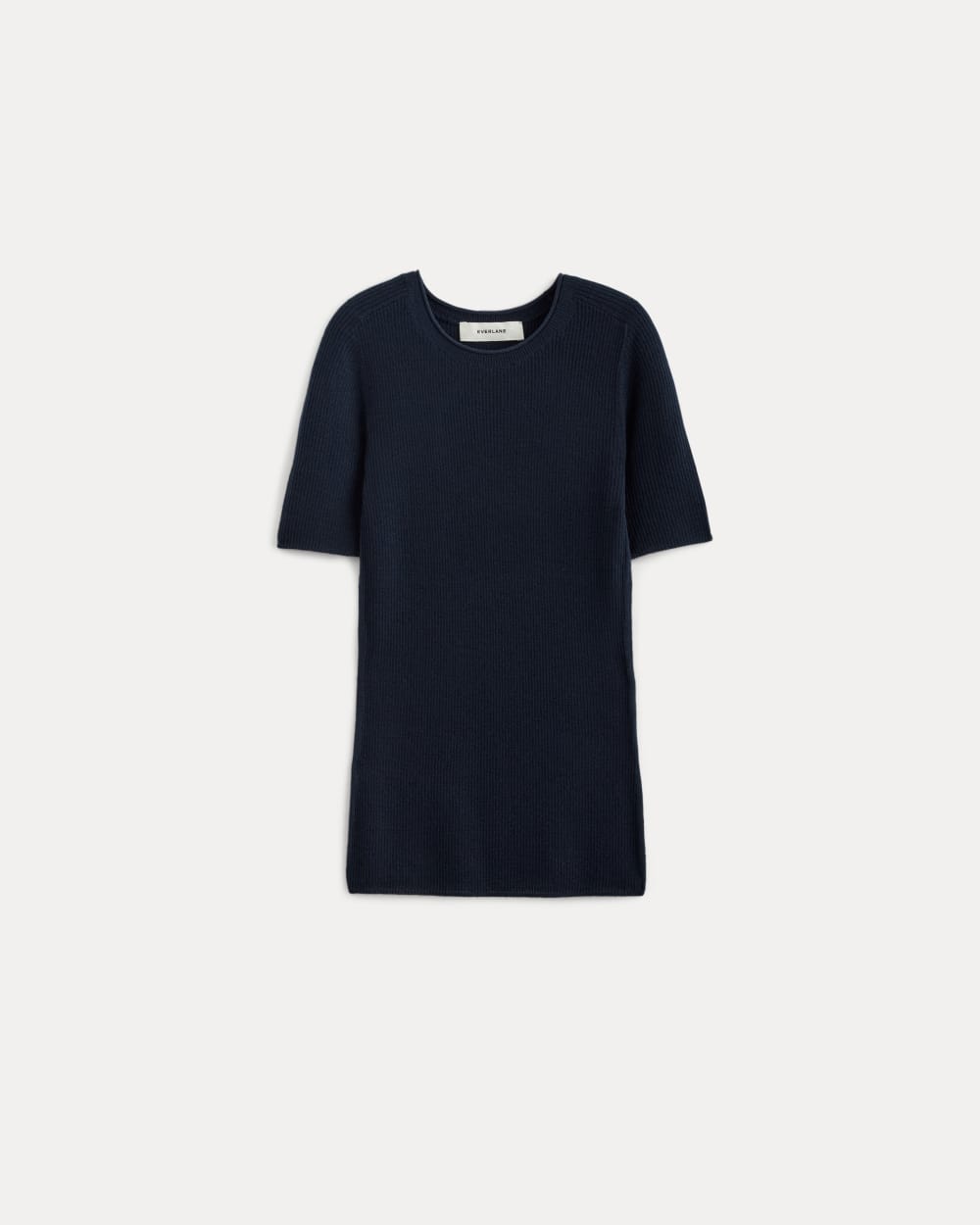 The Sweater Tee in Ultrasoft Merino | Navy