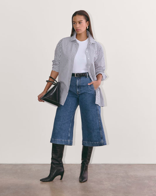 The Denim Culotte | New Blue