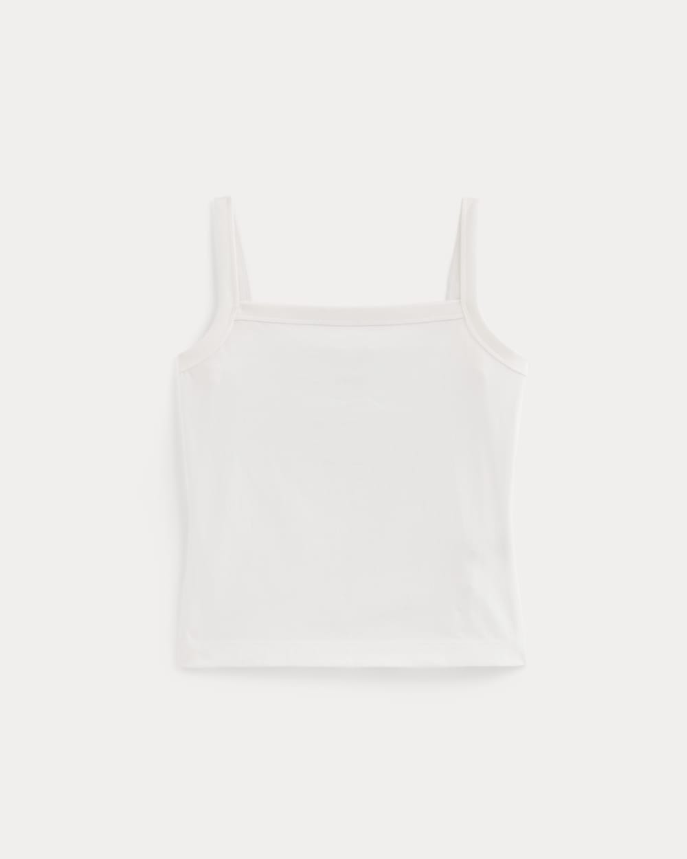 The Essential Square-Neck Tank | White