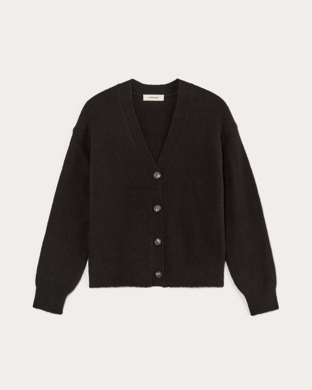 The Cocoon Cardigan in Plush Cotton | Black